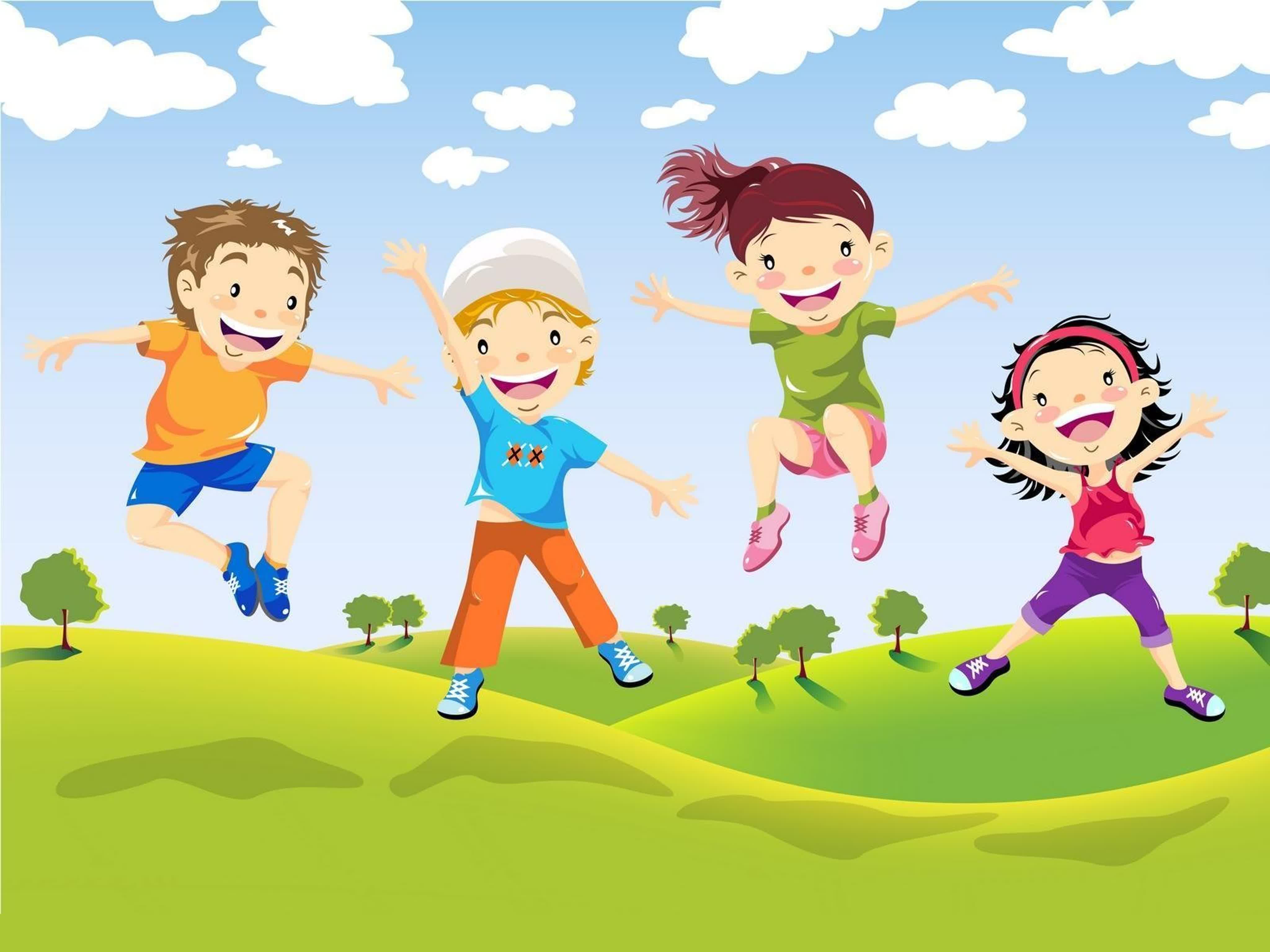 Подвижная игра здоровый образ жизни. Спортивные дети. Детские спортивные фоны. Летний спорт для детей.